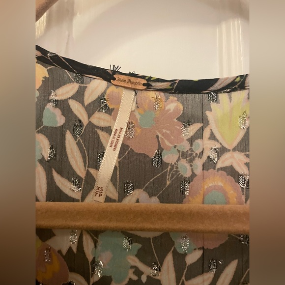 Free People Mini Floral Dress - Picture 4 of 8